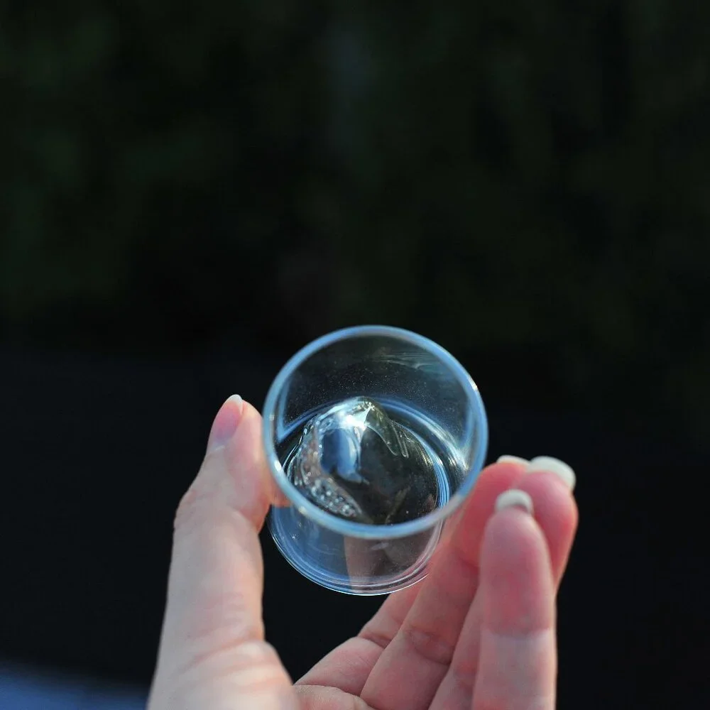 Double-layered Transparent Skull Head Crystal Glass Cup for Home Bar Club Shot